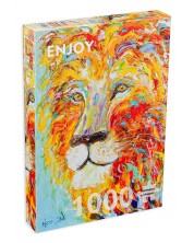 Puzzle Enjoy de 1000 de piese - Un leu colorat
